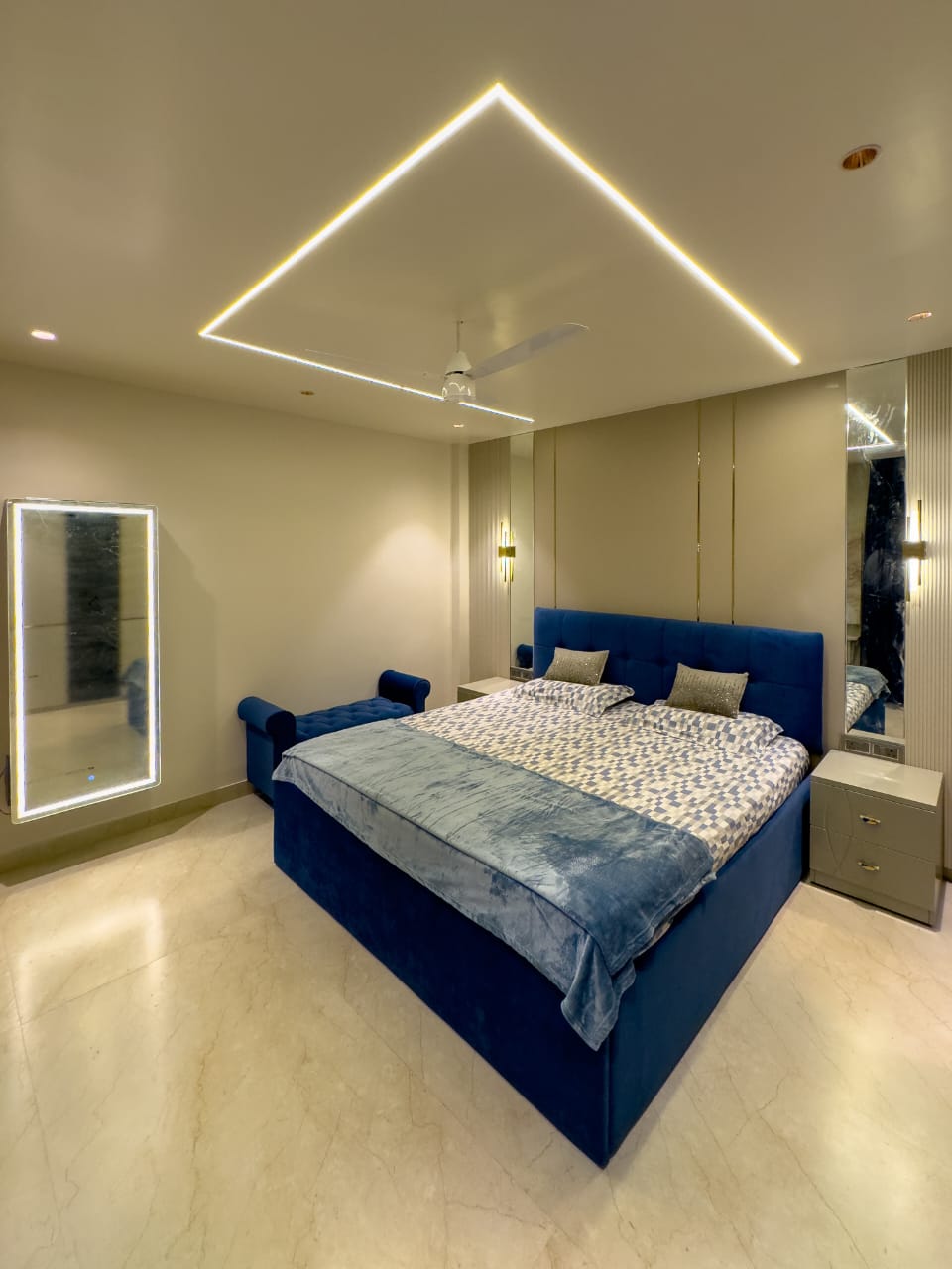 Bedroom & Wardrobe Design by Sawariya Interiors