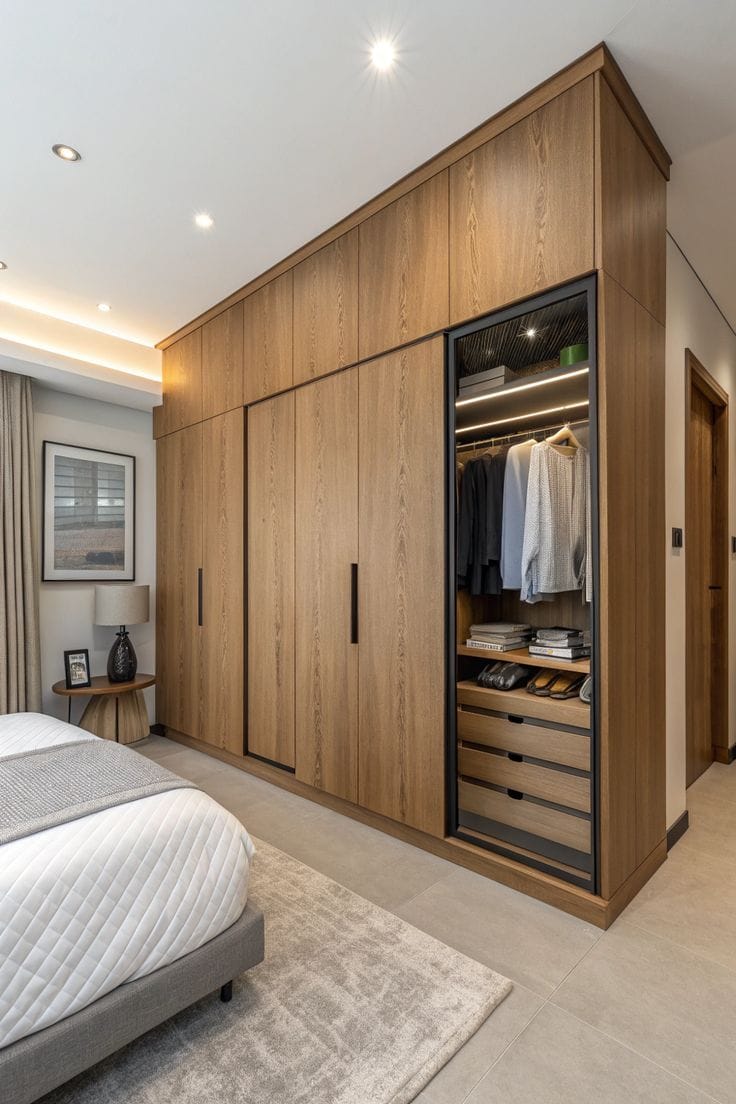 Walk-in Wardrobe — Bedroom interior in Bhopal